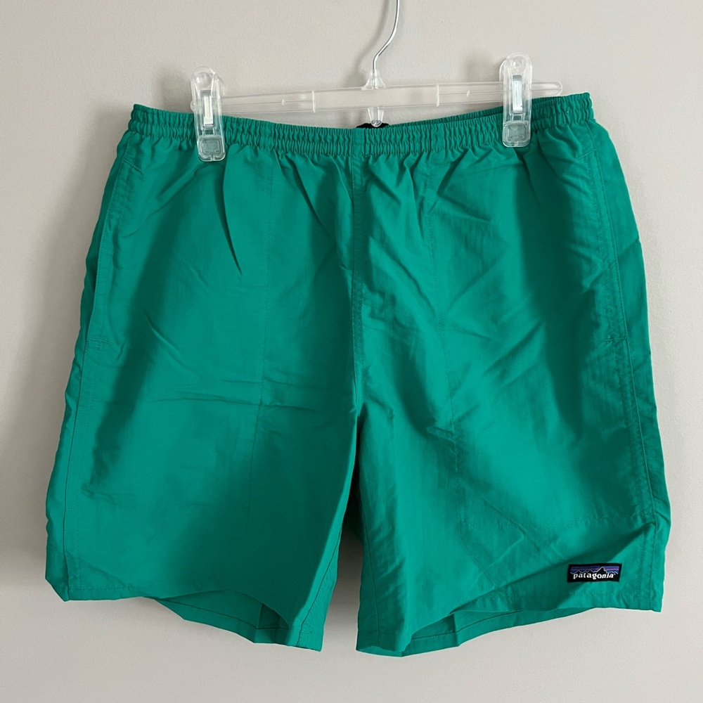 Green Patagonia Baggies Swim Trunks, M